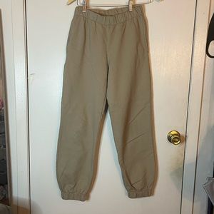 Tan Brandy Melville Rosa Sweatpants